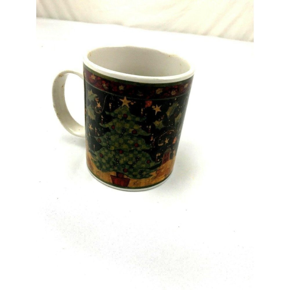 Susan Winget Ceramic Christmas Tree Coffee Mug